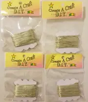Lot of Olive 2mm Nylon Rattail Cord Macrame Craft Jewelry Cording DIY 20 Yards
