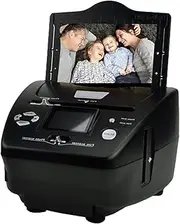 Slide Viewer, Film Slide Scanner, Negative Scanner, Converts 35mm 135 110 126 /Slides/Negatives to Digital JPG Photos, Works with Different Types of Film and Slides