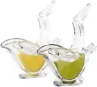 New Acrylic Manual Lemon Slice Squeezer, Portable Transparent Fruit Juicer, Eleg