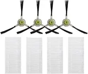4 Side Brushes + 4 HEPA Filters Compatible for Lefant M210 Pro M1 M201/M501A/M571/T700 Robot Vacuum Cleaner, Vacuum Cleaner Side Brushes and Filters. (Color : M1)