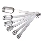 6 Pcs Stackable Measuring Spoons Cups Seasoning Long Handle