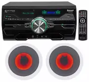 Technical Pro DV4000 4000w Home Theater DVD Receiver+6.5" LED Ceiling Speakers