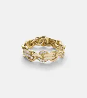 [Spinelli Kilcollin] Spinelli Kilcollin Fused Serpens Medium 18kt gold ring with diamonds L 1/2 gold