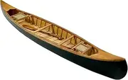 Midwest 981 Indian Girl Canoe 1:12 - Big Wooden Ship Model Building Kit for Adults 16" Long - DIY Woodcraft Self Assembly