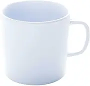 4 Pcs Melamine Mug White 360ml Drinking Coffee Tea Cup Lightweight