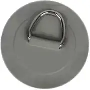 yuksok Stainless Steel D Ring Patch Replaces Deck Surfboard Accessories PVC D Ring Pad for Paddle Board Outdoor Water Sports Boating