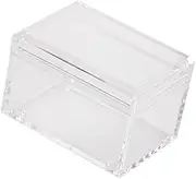[lasenersm] 1 Piece Cigarette Case Box Acrylic Cigarette Display Box Case Cigarette Carring Box Case Cigarette Holder Case Cigarette Storage Case Box Cigarette Organizer Box with Lid, Clear