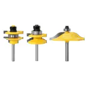 Router Bit Set Utilizes a carbide blade featuring high grade welding technology