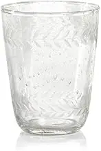 Zodax Tuscan Handmade Etched Glass - Sets of 4 (DOF)
