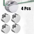 4pcs Brackets Glass Mirror Clamp Holder Glass Shelf Support Bathroom Mirror