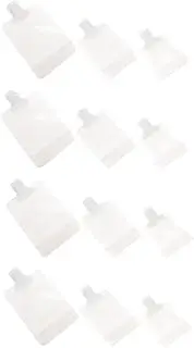 WOFASHPURET 12Pcs Multi Purpose Travel Lotion Dispenser Bag Durable and Portable Liquid Storage for Skincare and Cosmetics