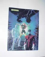 X-Men Poster #199 Phoenix Nightcrawler Iceman Poster Bob Larkin Dark Jean Grey