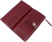 [Ipetboom] 1Pc Long Wallet Multifunctional Change Purse with Multiple Card Slots Compact Coin Storage Bag Elegant Design for Ladies for Organizing Cards