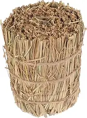 FONDOTIN Small Straw Bales Yard Decor DIY Haystack Decorations for Garden Rustic Straw Haystack Table Stool Easy Care Decorative Props for Home Office