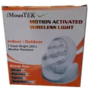 iMounTEK Motion Activated Wireless Cordless Light with 7 LED Bulbs White