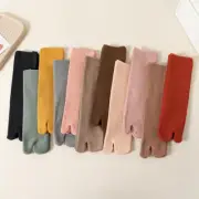 Hosiery 2 Toes Socks Middle Tube Socks Split Toe Socks Snow Socks Soft Thickened