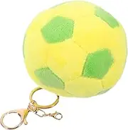 Cabilock Plush Soccer Ball Keychain Realistic Soccer Pendant Back Charm for Sports Fans for Parties Game Days Soft Material