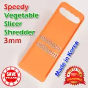 3mm Vegetable Grater Slicer Cutter Sharp Blade Safe Hand Held Julienne Korean