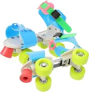 Yardwe Quad Skates Boys and Girls Roller Skates Boys Girls Protective Skating Shoes Easy Turn Control