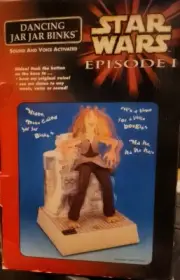 1980 Star Wars Dancing Jar Jar Binks Episode I Sound and Voice Activated in Box