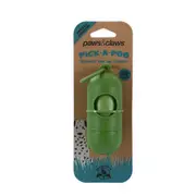 20PK Paws & Claws Pick-a-Poo 32cm Pet Waste Dog Poo Bags/Dispenser Degradable