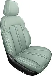 Winter Automobiles 360° Full Cover Car Seat Cover for MG4 Mulan 2022 Women Styling Genuine Leather Interior Accessories(Green)