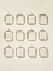 [Loren Stewart] Loren Stewart - Zodiac Gold-plated Quartz Pendant - Scorpio Scorpio Gold