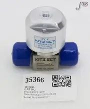 35366 KITZ SCT DIAPHRAGM VALVE, SCV, PCTFE-SEAT, 1/2" FVCR (NEW) 10K-1/2" STD KD