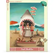 500pc New York Puzzle Co Janet Hill Jigsaw Puzzle 60cm Sand Shark Bar 10+