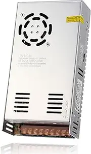 ISINMOTOR DC 12V 30A 360W Power Supply Transformer Switch AC 110V / 220V to DC 12V Switching Adapter Converter LED Driver for Diesel Heater LED Strip Light CCTV Camera Security System