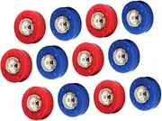 NULYLU 12pcs Shuffleboard Game Beads Desktop Accessories for Family Fun and Improves Hand-Eye Coordination Suitable for Standard Tables