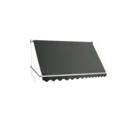 Arm Awning Window Fixed Pivot Outdoor Blinds Retractable Canopy