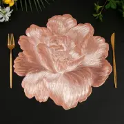 Lotus Gilded Table Mat Non-slip Cup Coasters Dining Place Mats For Party