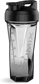 Helimix 2.0 Vortex Protein Shaker Bottle, 828 ml (28 oz) - Portable, Leakproof Travel Gym Bottle for Protein Shakes & Workout Smoothies - No Whisks, Clumps, & Batteries - Dishwasher Safe & BPA Free