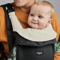 在飛比找momo購物網優惠-【Najell】有機棉口水墊 瑞典Najell嬰兒揹帶用(揹