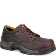 CAROLINA Men's Sz 8 D Braze Composite Toe Non-Metallic Work Shoes Brown CA1520