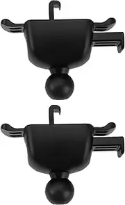 [Be In Your Mind] 2Pcs Car Ventilation Navigation Holder 360 Car Ventilation Grille Navigation Mount Compatible with Garmin Nuvi 2457 LMT 2497 LMT 2557 LMT