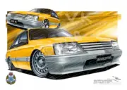 Commodore VK VK INTERCEPTOR COMMODORE A1 STRETCHED CANVAS (HC152)