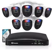 Swann Enforcer 8 Channel 8 Camera DVR Security Camera System with 1TB HDD, 1080P