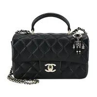 在飛比找PChome24h購物優惠-CHANEL 經典 MINI FLAP BAG HANDLE