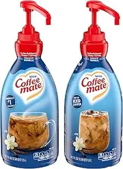 Nestle Coffee-mate Coffee Creamer, French Vanilla, Liquid Pump Bottle, 50.7 Fl Oz (Pack of 2)