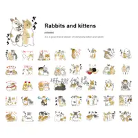 在飛比找蝦皮購物優惠-鯊魚貓 與 兔子 Rabbits and kittens m