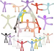 Grtard 20 Pack Fridge Magnets - Men, Mini Magnetic People, Small Colorful Magnets for Refrigerator, Whiteboard, Office, Door