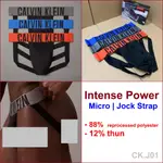 正版我們-CK.J01..S、M、L- CK CAL.VIN KLE.IN INTENSE POWER 超細纖維背帶男士