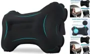 Travel Lumbar Pillow Inflatable Lumbar Support Pillow with Memory Foam, Back