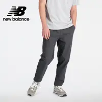 在飛比找蝦皮商城優惠-【New Balance】 NB 刺繡NB休閒長褲_男性_墨