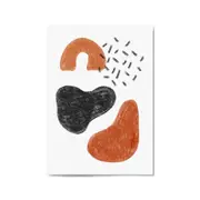 Modern Abstract Shape Minimal Retro Wall Art #2