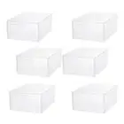 Transparent Shoe Storage Box, Shoe Container Stackable Stable Dustproof