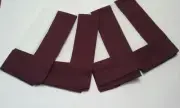 Williams Sonoma Wide Border placemats Set 4 napkins wine New #R8