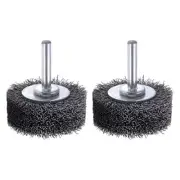 2 Pack Wire Wheel Brush Wire Wheel Brush for Drill Attachment 2 Inch Heavy Dut